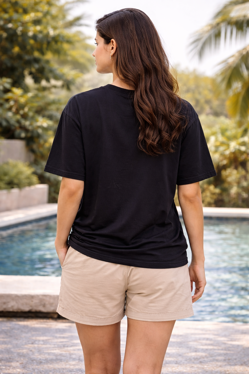 CALME & FORT – Black Oversized T-Shirt (Limited Drop)