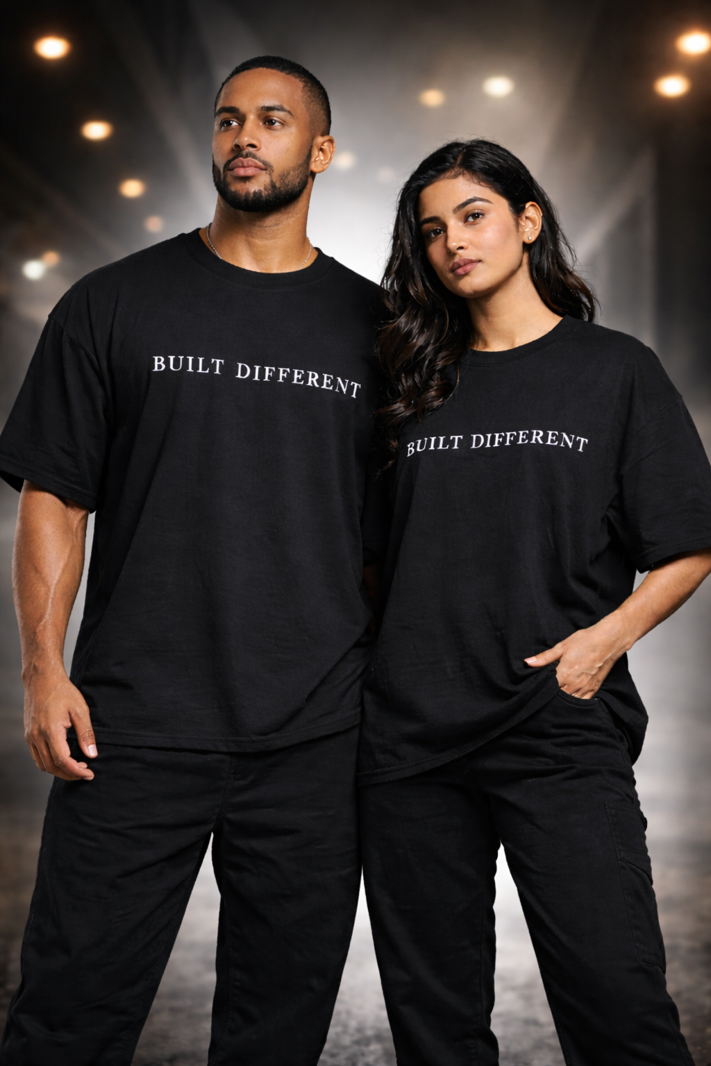 BUILT DIFFERENT – Black Oversized T-Shirt (Limited Drop)