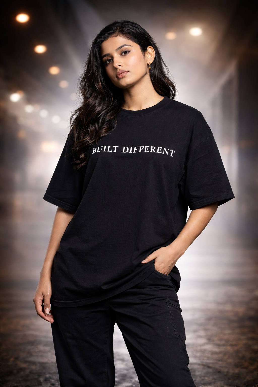 BUILT DIFFERENT – Black Oversized T-Shirt (Limited Drop)
