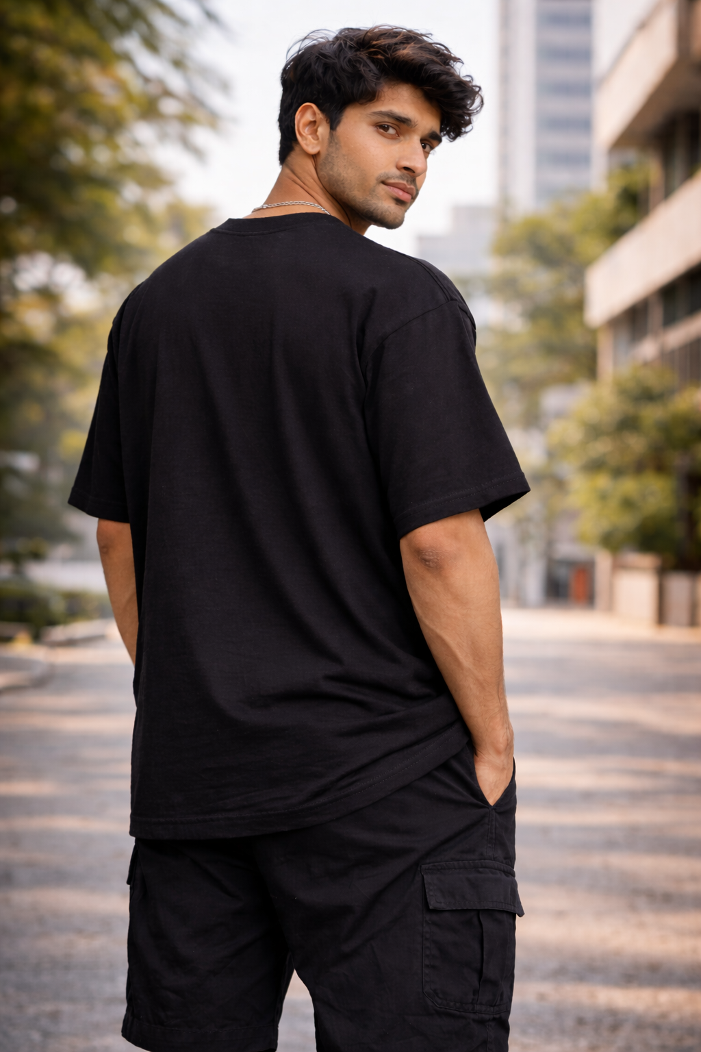 CALM OVER CHAOS – Black Oversized T-Shirt (Limited Drop)